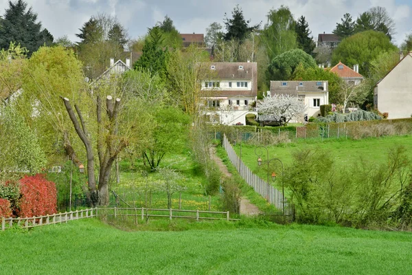 Villennes Sur Seine Francja Kwietnia 2018 Wieś Wiosnę — Zdjęcie stockowe