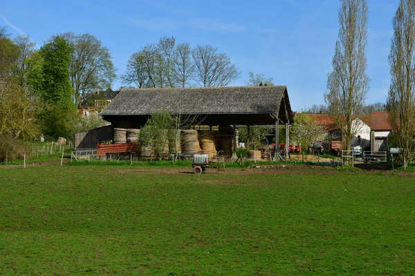 Aincourt Francia Abril 2018 Paisaje — Foto de Stock