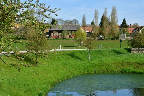 Aincourt Francia Aprile 2018 Paesaggio — Foto Stock