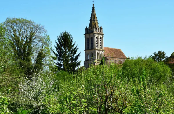 Cergy Frankrijk April 2018 Een Boomgaard Een Kerk Het Oude — Stockfoto