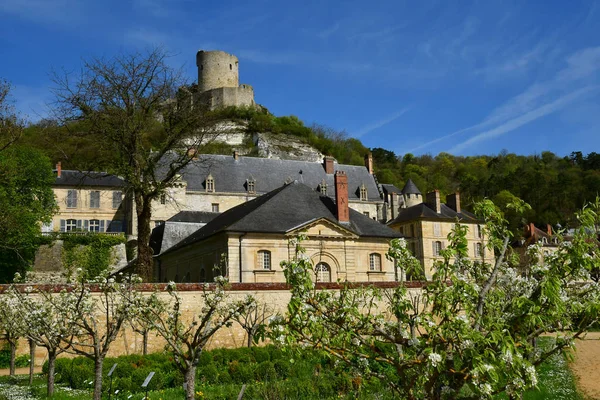 Roche Guyon Francja Kwietnia 2018 Zamek — Zdjęcie stockowe