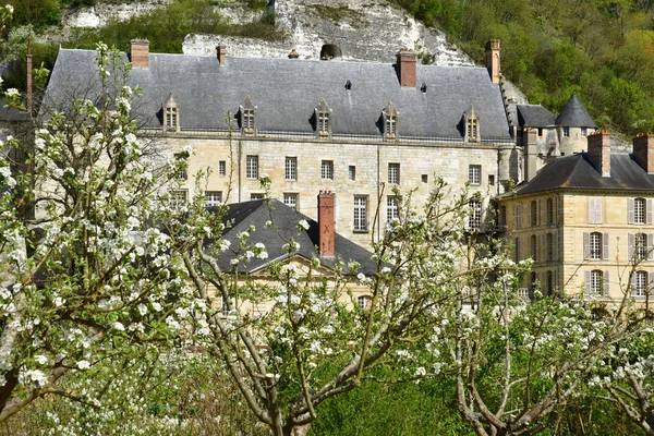 Roche Guyon Francja Kwietnia 2018 Zamek — Zdjęcie stockowe