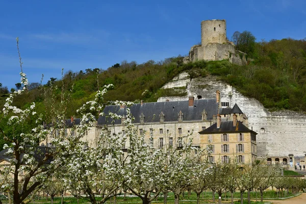 Roche Guyon Frankrike April 2018 Slottet — Stockfoto