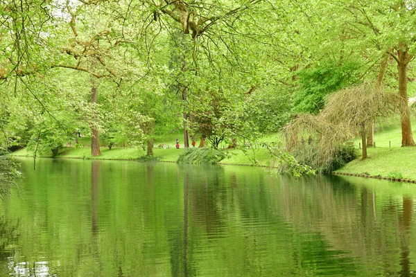 Poissy Frankrijk Mei 2018 Het Meissonier Park Het Voorjaar — Stockfoto