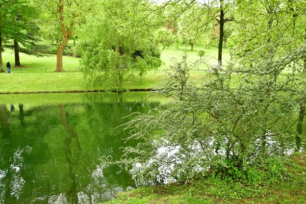 Poissy France May 2018 Meissonier Park Spring — Stock Photo, Image
