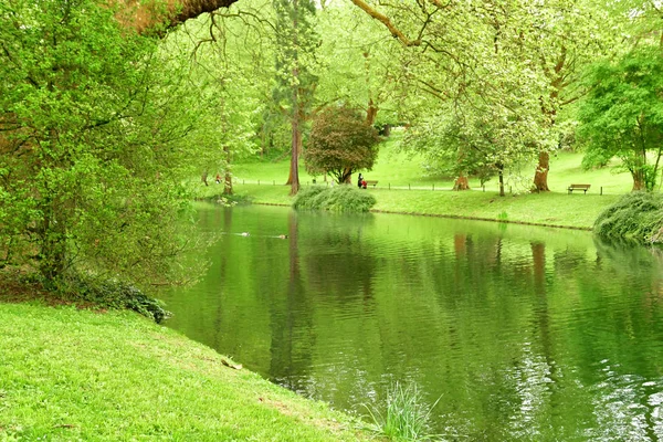 Poissy Frankrijk Mei 2018 Het Meissonier Park Het Voorjaar — Stockfoto