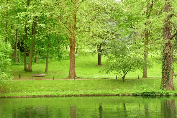 Poissy França Maio 2018 Parque Meissonier Primavera — Fotografia de Stock