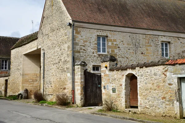 Themericourt França Abril 2018 Pitoresca Aldeia — Fotografia de Stock