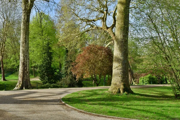 Poissy Francja Kwietnia 2018 Park Meissonier Wiosną — Zdjęcie stockowe