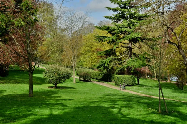 Poissy Francia Aprile 2018 Parco Meissonier Primavera — Foto Stock