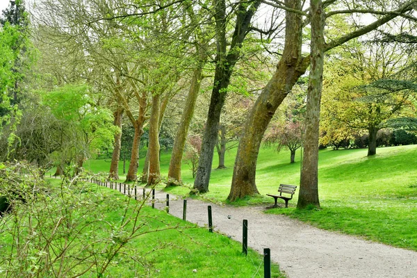 Poissy Francja Kwietnia 2018 Park Meissonier Wiosną — Zdjęcie stockowe