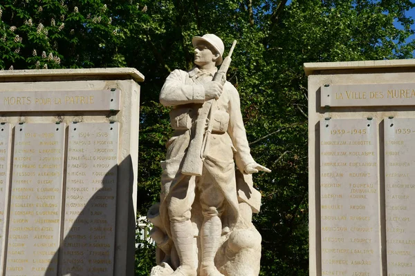 Les Mureaux France May 2018 War Memorial — Stock Photo, Image