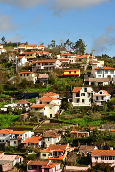 Madeiral Camacha Portugal February Bruary 2018 Village Levada Serra Faial — 图库照片