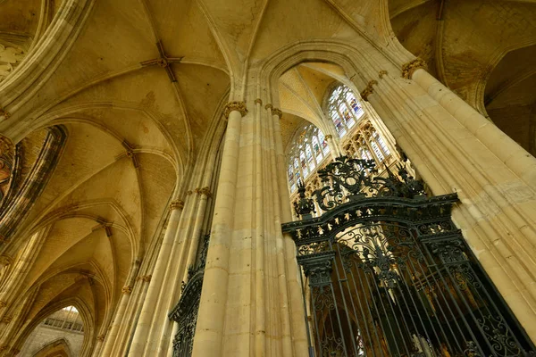 Rouen Fransa Eylül 2017 Saint Ouen Kilisesi — Stok fotoğraf