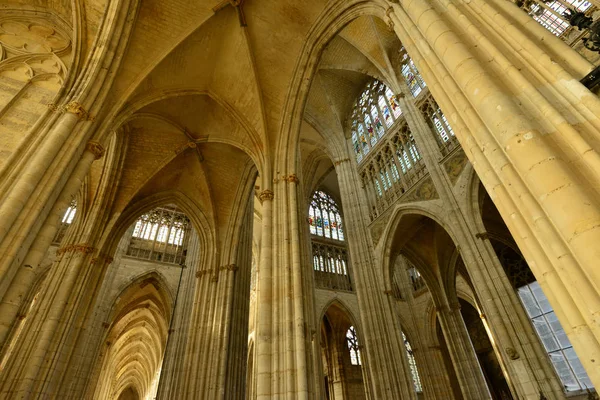 Rouen Franciaország Szeptember 2017 Saint Ouen Templom — Stock Fotó