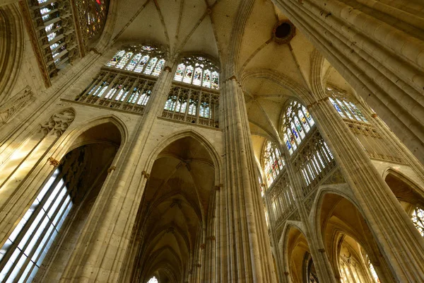 Rouen Francia Septiembre 2017 Iglesia Saint Ouen —  Fotos de Stock