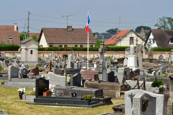 Les Mureaux France June 2018 Cemetery — Stock Photo, Image