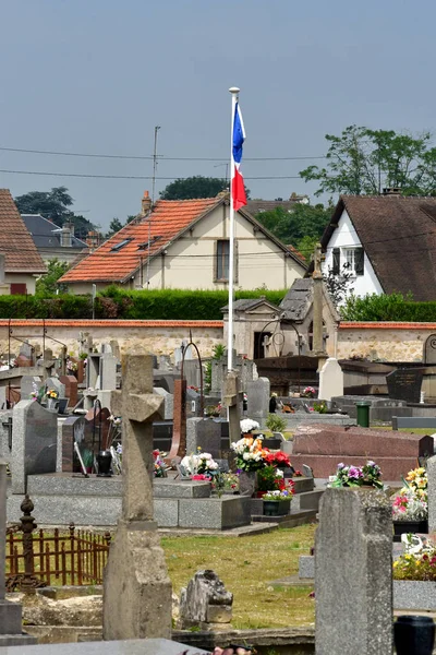 Les Mureaux Francja 2018 Czerwca Cmentarz — Zdjęcie stockowe