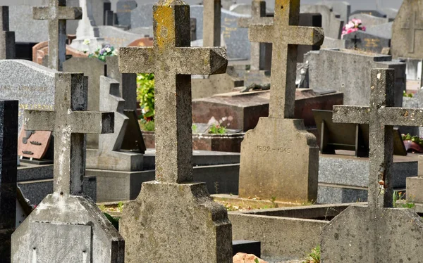 Les Mureaux France Juin 2018 Cimetière — Photo