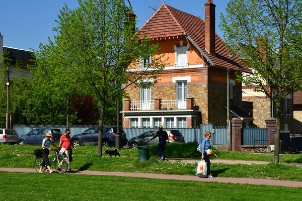 Maisons Laffitte Frankrijk April 2018 Stad Het Voorjaar — Stockfoto