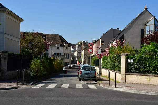 Maisons Laffitte Frankrijk April 2018 Stad Het Voorjaar — Stockfoto