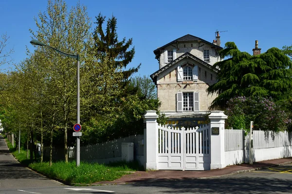 Maisons Laffitte Frankrijk April 2018 Stad Het Voorjaar — Stockfoto