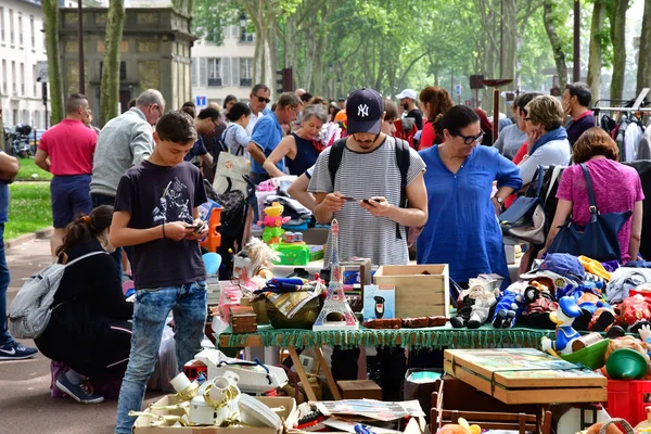 Versailles Franciaország 2018 Június Bolhapiac — Stock Fotó