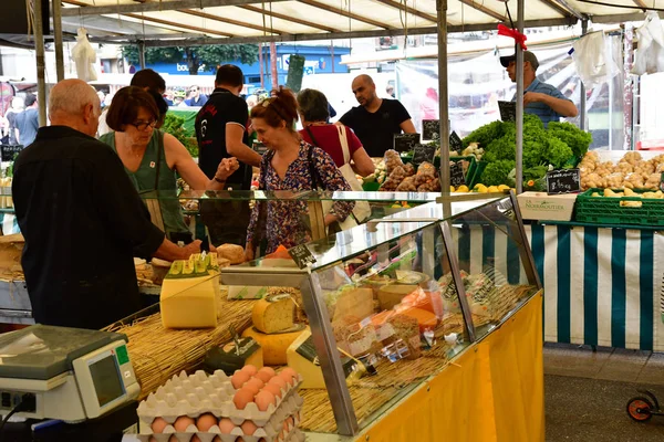 Versailles Frankrike Juni 2018 Notre Dame Marknaden — Stockfoto