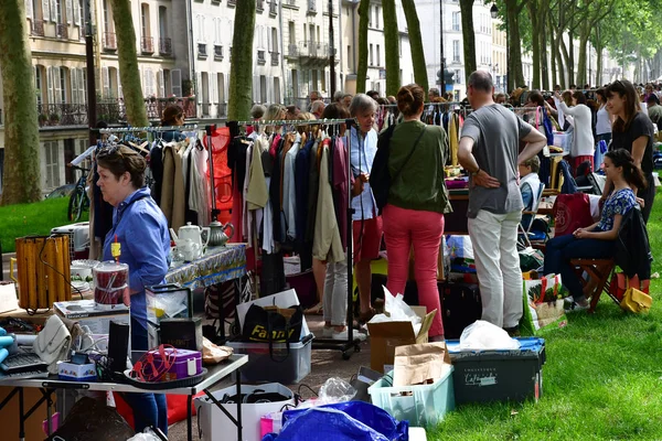 Versalles Francia Junio 2018 Mercadillo —  Fotos de Stock