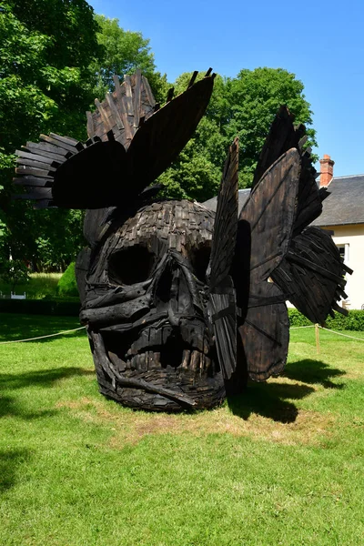 Chamarande France Juin 2018 Sculpture Philippe Pasqua Dans Parc Château — Photo