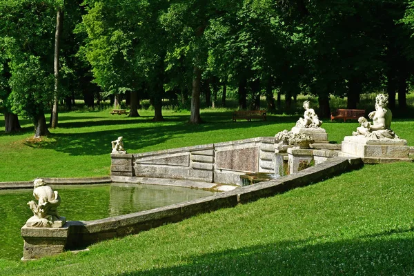 Chamarande França Junho 2018 Parque Castelo — Fotografia de Stock