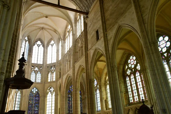 Saint Sulpice Favieres France June 2018 Church — Stock Photo, Image