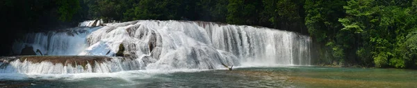 Tumbala Мексиканські Сполучені Штати 2018 Травня Каскади Agua Azul — стокове фото