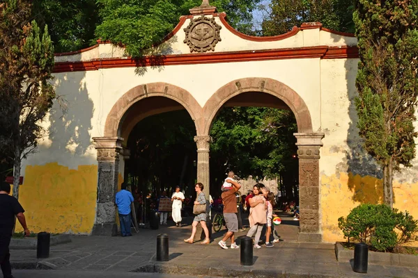 México Estados Unidos Mexicanos Maio 2018 Pitoresco Bairro Coyoacan — Fotografia de Stock