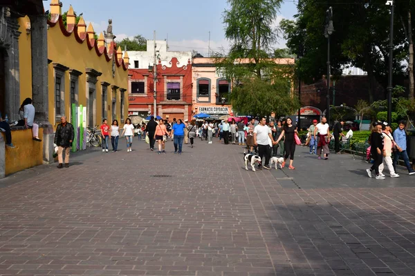 México Estados Unidos Mexicanos Maio 2018 Pitoresco Bairro Coyoacan — Fotografia de Stock