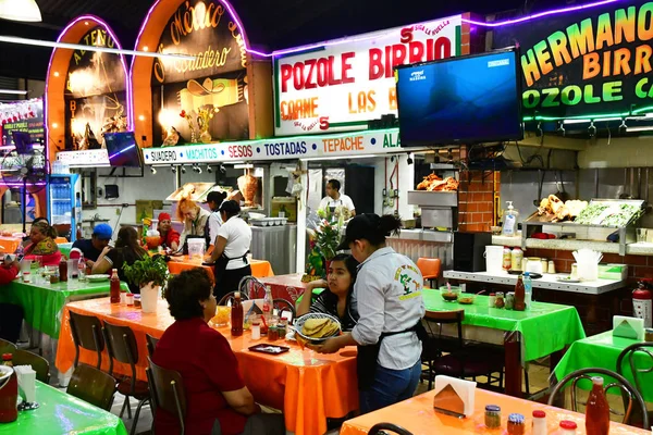 Mexico United Mexican States May 2018 Restaurant Garibaldi Square — Stock Photo, Image