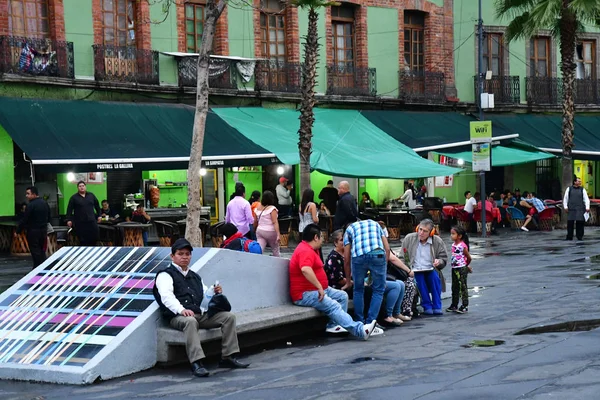 Mexiko Mexikanska Sverige Maj 2018 Den Place Garibaldi — Stockfoto