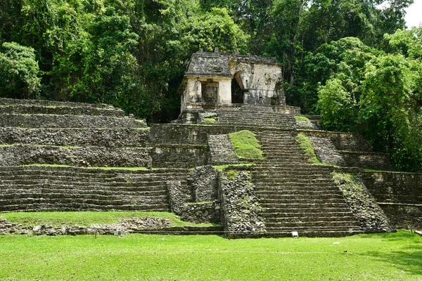 Palenque Chiapas Estados Unidos Mexicanos Mayo 2018 Sitio Maya Precolombino —  Fotos de Stock