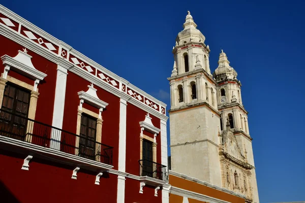 San Francisco Campeche Estados Unidos Mexicanos Mayo 2018 Catedral — Foto de Stock