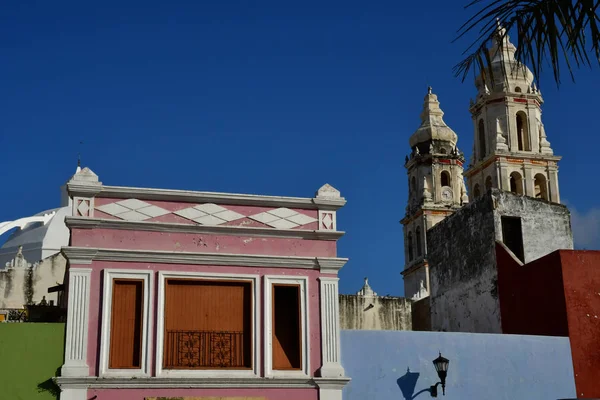 San Francisco Campeche Estados Unidos Mexicanos Mayo 2018 Catedral — Foto de Stock