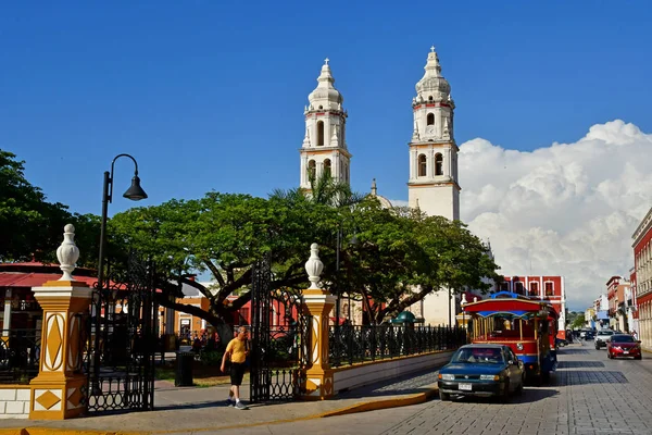 São Francisco Campeche Estados Unidos Mexicanos Maio 2018 Pitoresca Cidade — Fotografia de Stock