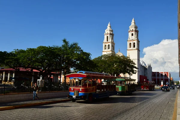 San Francisco Campeche Mexikanska Sverige Maj 2018 Domkyrkan — Stockfoto