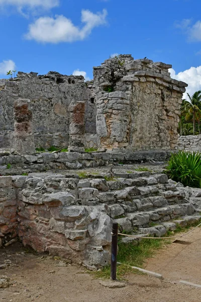 Tulum United Mexikanska Staten Maj 2018 Pre Kolumbiansk Webbplats — Stockfoto