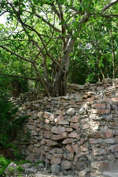 Tulum Wielka Meksykańskiego Stanu Maja 2018 Pre Columbian Witryny — Zdjęcie stockowe