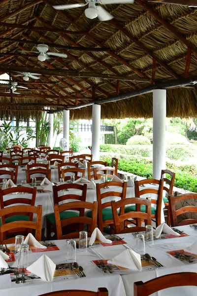 Palenque Chiapas Vereinigte Mexikanische Staaten Mai 2018 Speisesaal Einem Hotelrestaurant — Stockfoto