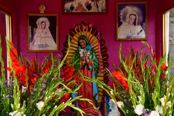 Mexico Mexicaanse Eenheidsstaat Mei 2018 Kleine Chapell Xochimilco Borough — Stockfoto