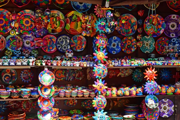 Playacar United Mexican States May 2018 Souvenir Shop Picturesque City — Stock Photo, Image