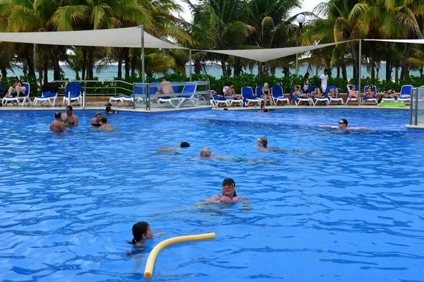 Playacar Estados Unidos Mexicanos Mayo 2018 Piscina Del Hotel Viva —  Fotos de Stock