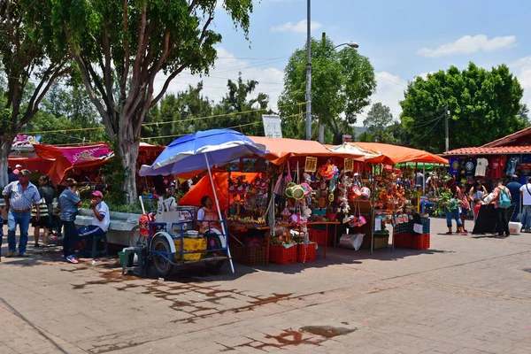 Mexico Mexicaanse Eenheidsstaat Mei 2018 Toeristisch Souvenir Markt Buurt Van — Stockfoto