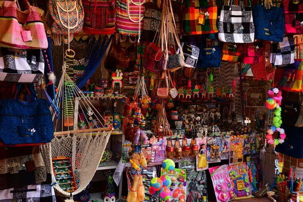 México Estado Unidos Mexicano Mayo 2018 Mercado Turístico Souvenirs Cerca —  Fotos de Stock